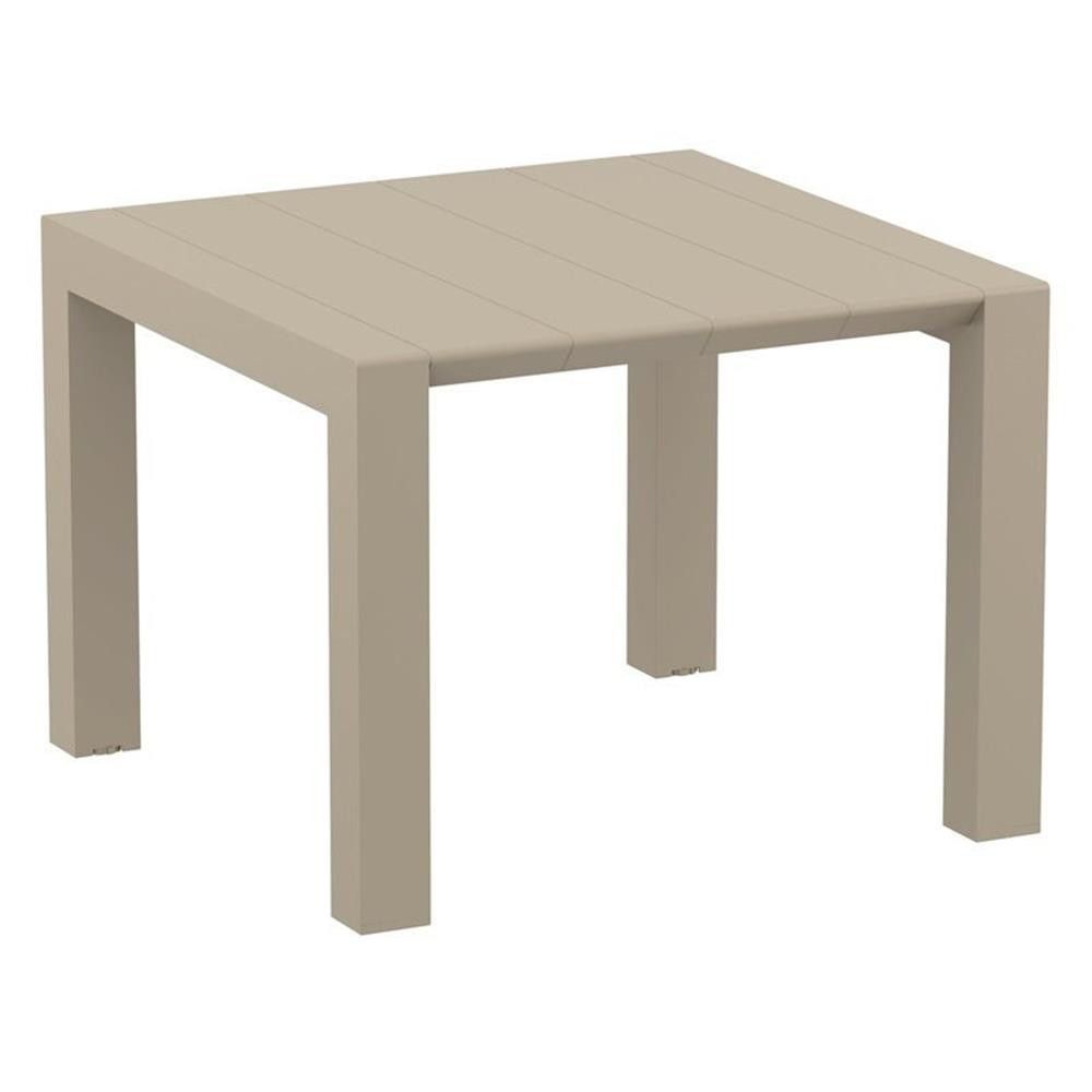 Compamia Vegas 55″ Extendable Patio Dining Table in Taupe