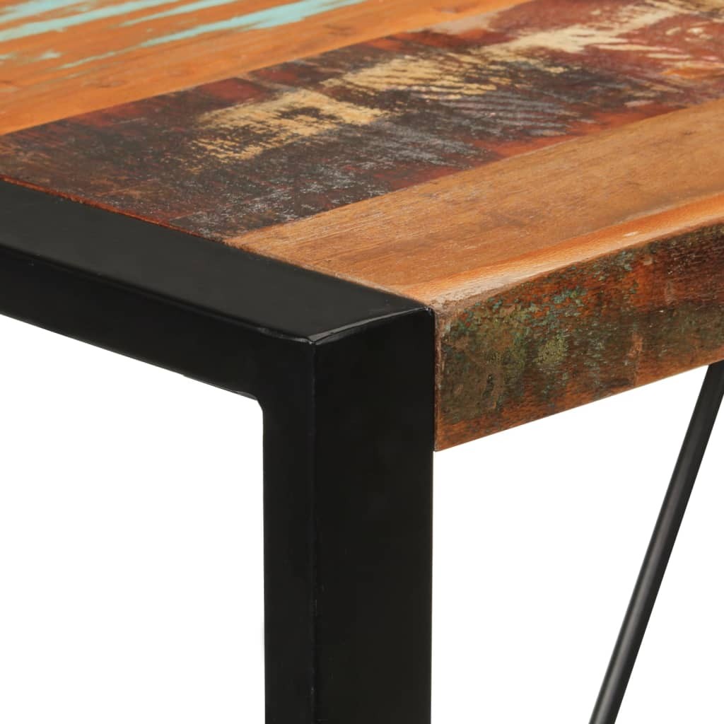 Bar Table Pub Bistro Table for Dining Room Kitchen Solid Wood Reclaimed vidaXL
