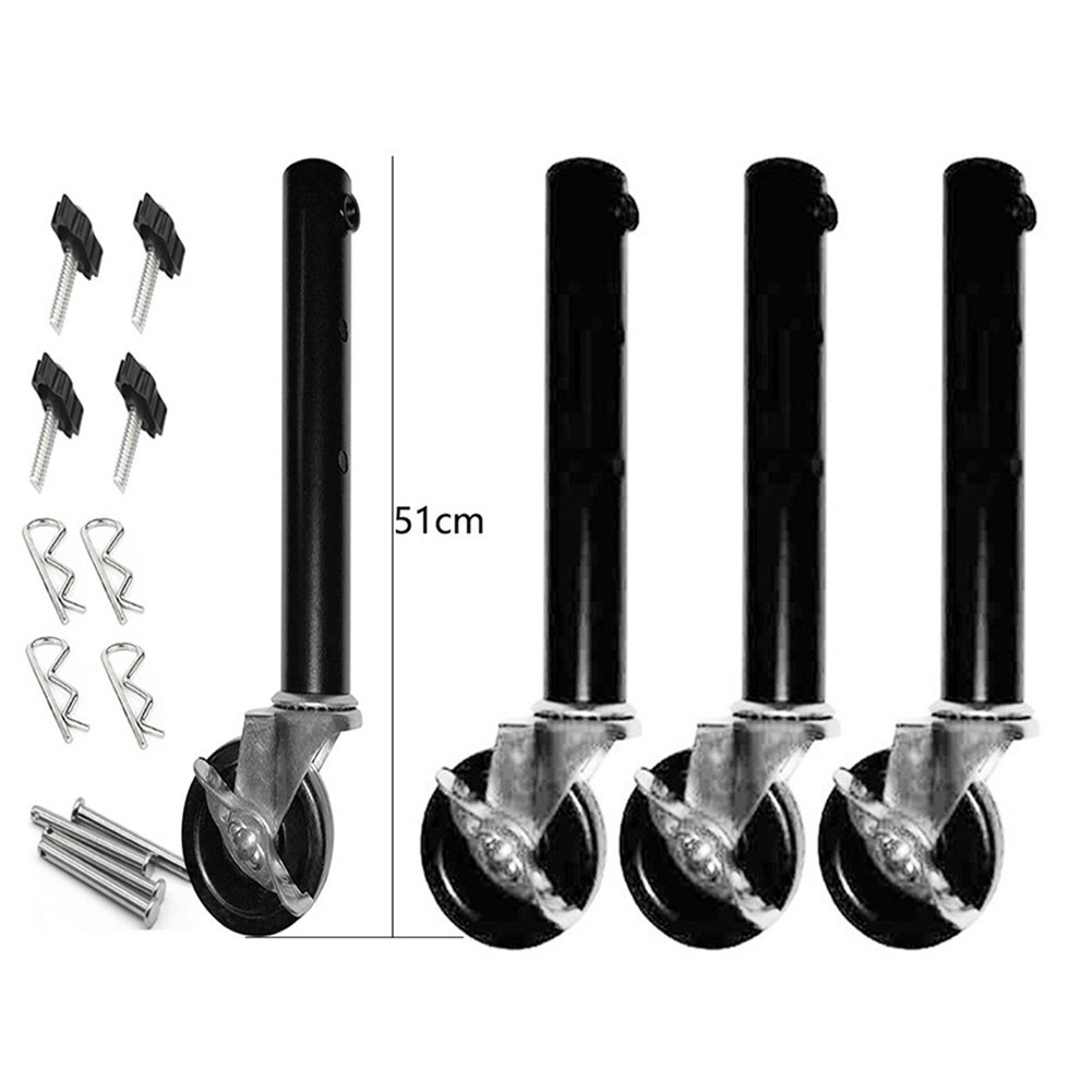 Reliable and Sturdy Tubular Gate Caster Convenient Automatic Height Adjustment