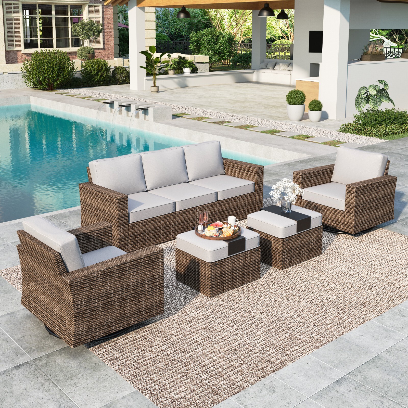 Outdoor Conversation Set Wicker Furniture Patio Furniture Outdoor Furniture Set