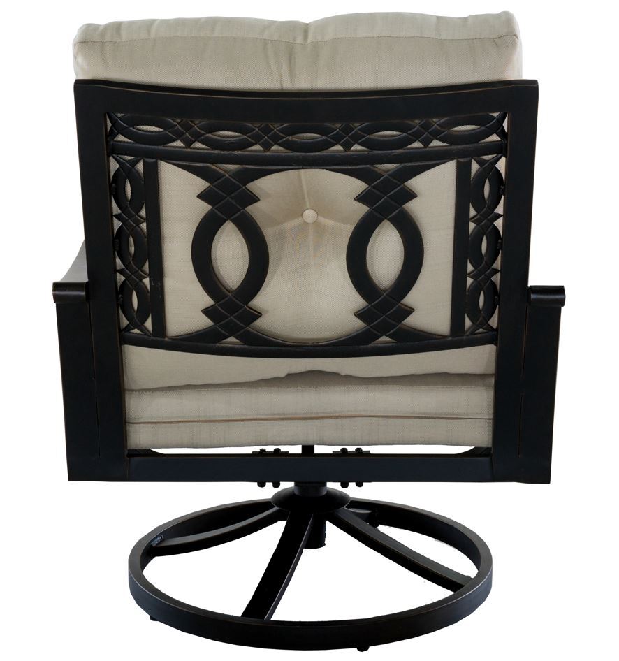 New 5 Piece Outdoor Patio Furniture Fire Pit Set Cast Aluminum Antique Bronze