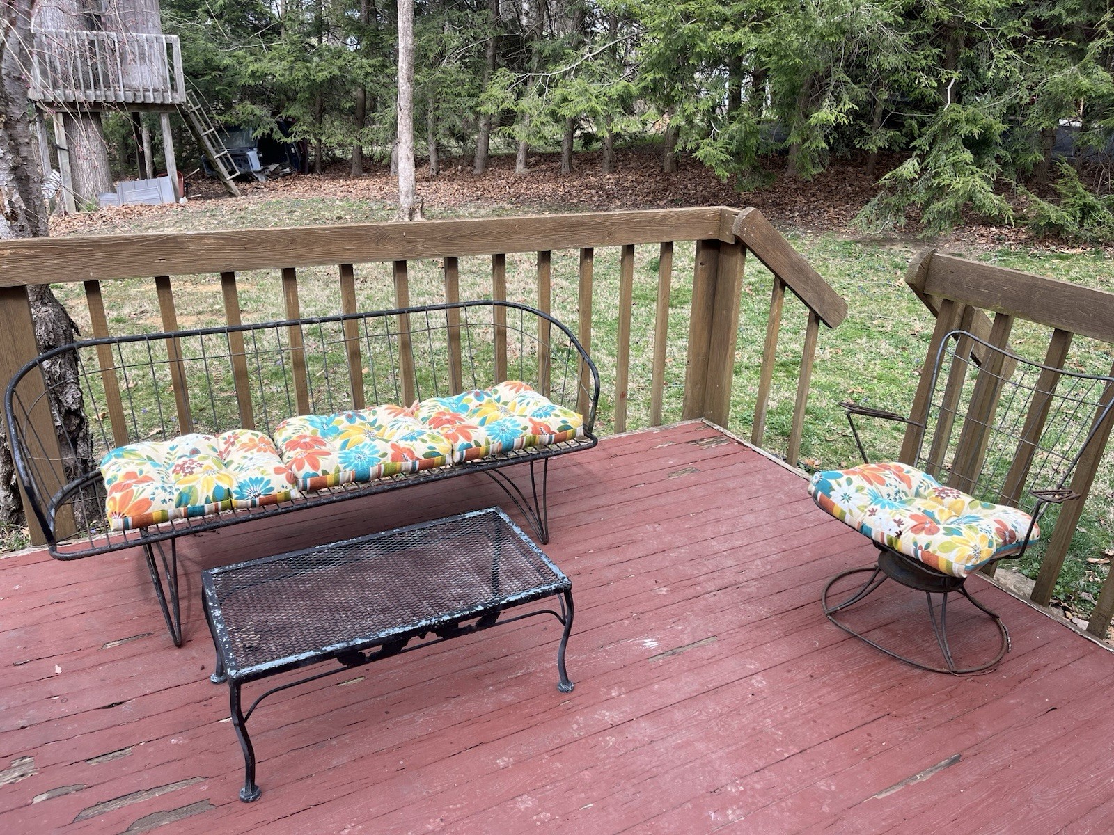 Vintage Homecrest Mid Century Modern Patio Set