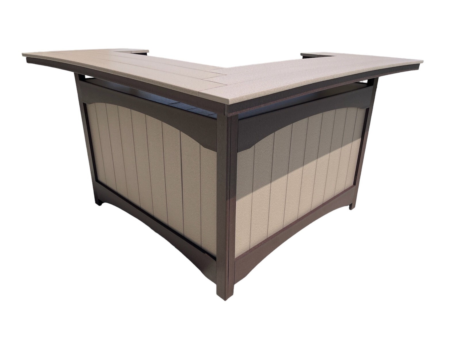 6′ L-Shape Outdoor Bar