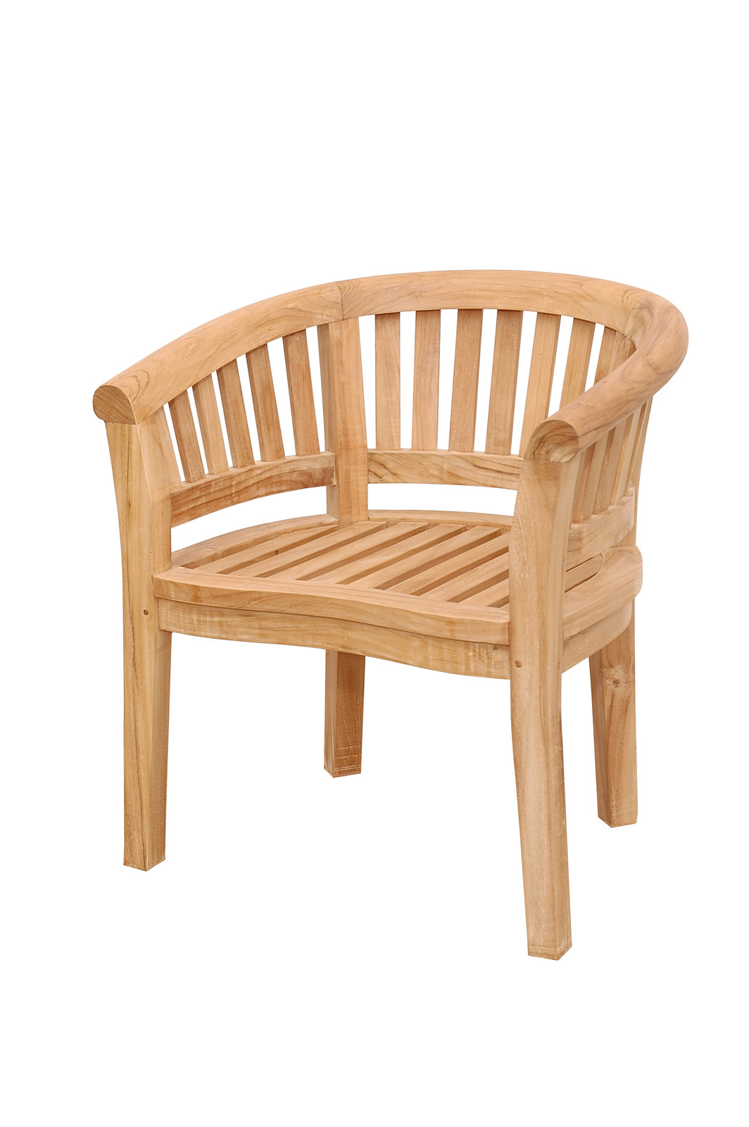 Windsor’s Premium Grade A Teak 3pc Set, 2 Curved Arm Chairs & Kidney Shape Table