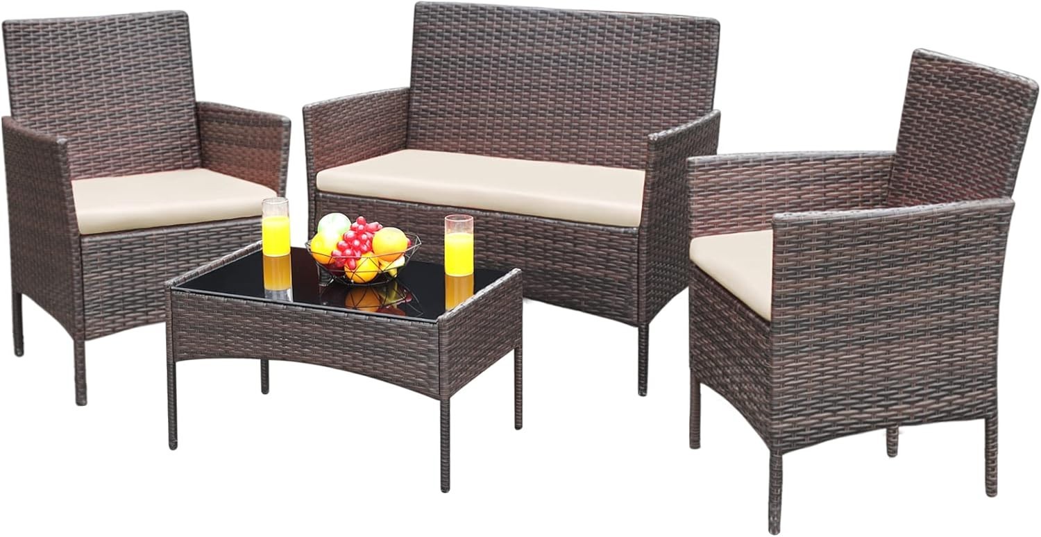 Weather Resistant Outdoor Loveseat Set