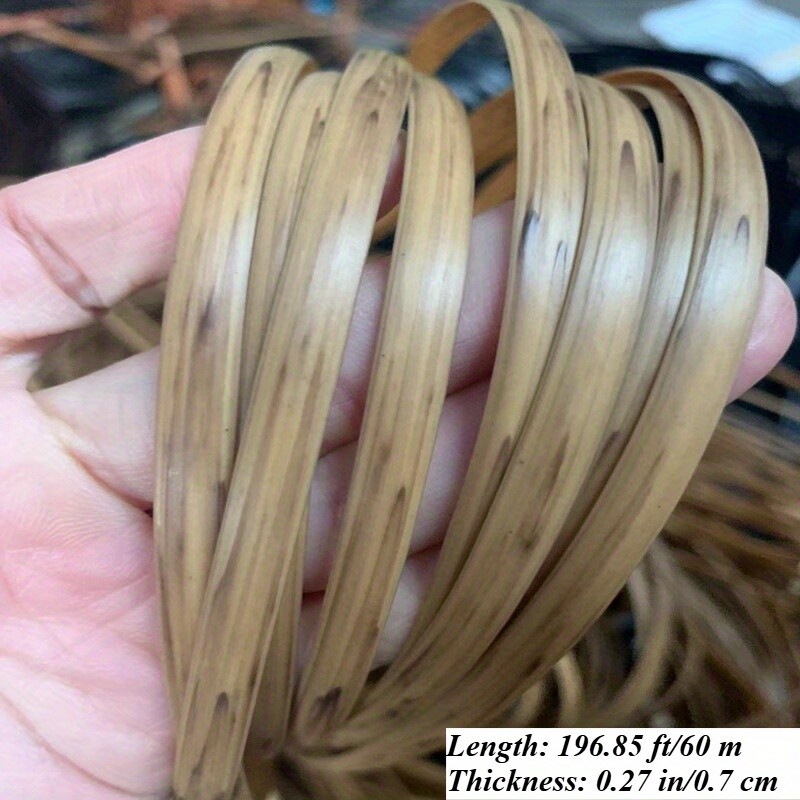 60m Synthetic PE Flat Rattan Material Knit Weave Repair Furniture Chair Basket