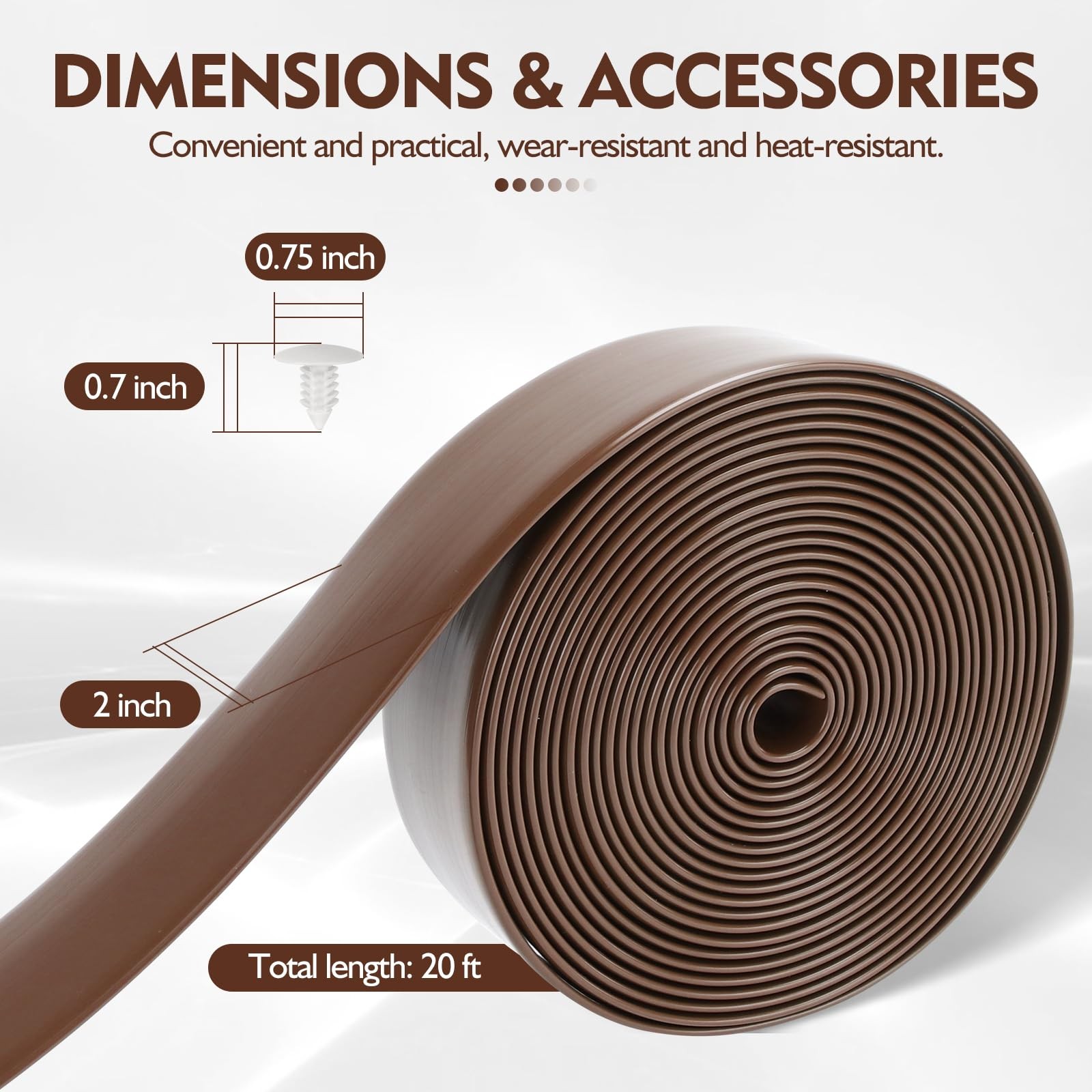 2″ Wide 20ft Long Vinyl Straps for Patio Chairs Repair DIY + 20 Rivets, Repla…