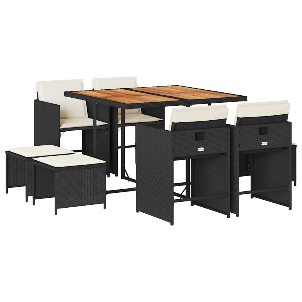 Big Rectangular 14-Seater Outdoor Dining Set with Cushions in Different Colors v